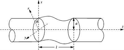 Acoustic analysis of a three-dimensional cylindrical shell model under electromagnetic vibration